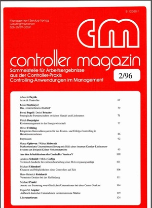Controller Magazin Ausgabe 2/1996 | Controller Magazin