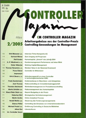 Controller Magazin Ausgabe 2/2005 | Controller Magazin