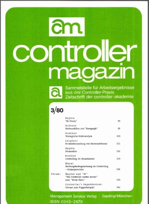 Controller Magazin Ausgabe 3/1980 | Controller Magazin