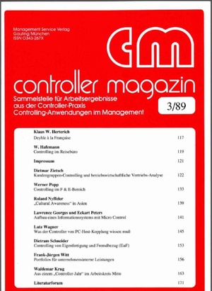 Controller Magazin Ausgabe 3/1989 | Controller Magazin