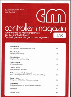 Controller Magazin Ausgabe 03/1990 | Controller Magazin
