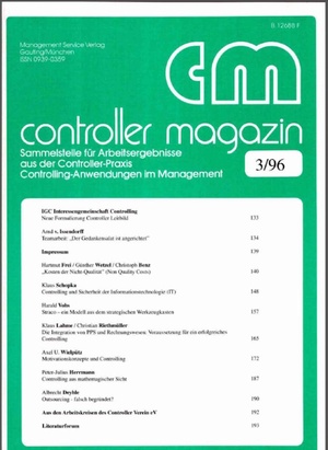 Controller Magazin Ausgabe 3/1996 | Controller Magazin