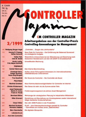 Controller Magazin Ausgabe 3/1999 | Controller Magazin