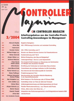Controller Magazin Ausgabe 3/2004 | Controller Magazin
