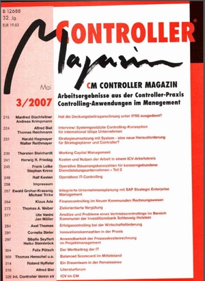 Controller Magazin Ausgabe 3/2007 | Controller Magazin