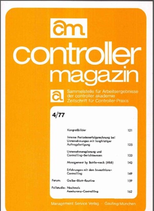 Controller Magazin Ausgabe 4/1977 | Controller Magazin