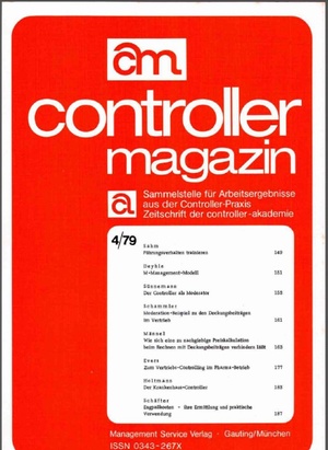 Controller Magazin Ausgabe 4/1979 | Controller Magazin