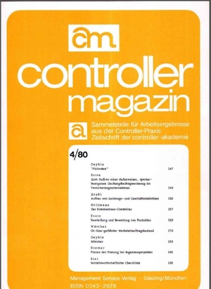 Controller Magazin Ausgabe 4/1980 | Controller Magazin