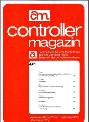 Controller Magazin Ausgabe 4/1981 | Controller Magazin