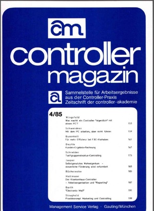 Controller Magazin Ausgabe 04/1985 | Controller Magazin
