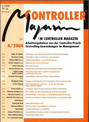 Controller Magazin Ausgabe 4/2004 | Controller Magazin