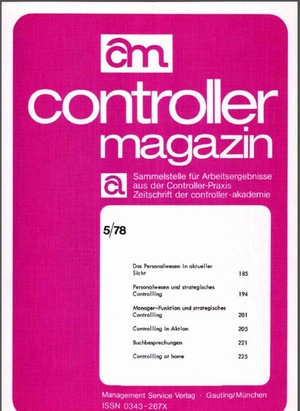 Controller Magazin Ausgabe 5/1978 | Controller Magazin