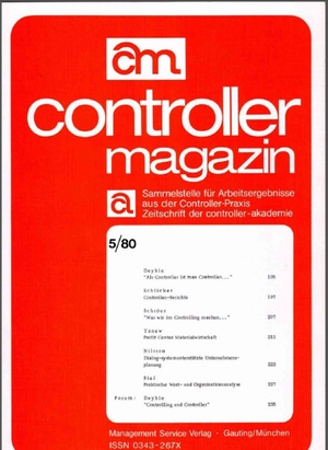 Controller Magazin Ausgabe 5/1980 | Controller Magazin