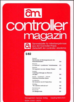 Controller Magazin Ausgabe 5/1982 | Controller Magazin