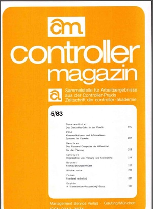 Controller Magazin Ausgabe 05/1983 | Controller Magazin