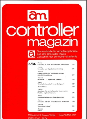 Controller Magazin Ausgabe 05/1984 | Controller Magazin