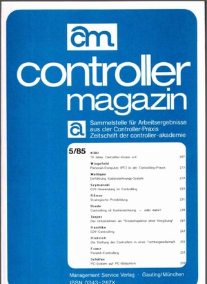 Controller Magazin Ausgabe 05/1985 | Controller Magazin