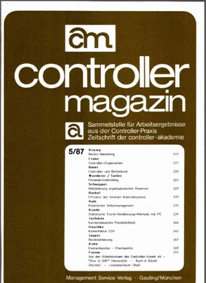 Controller Magazin Ausgabe 5/1987 | Controller Magazin