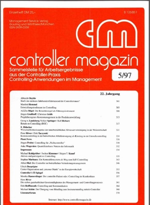 Controller Magazin Ausgabe 5/1997 | Controller Magazin