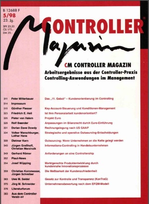 Controller Magazin Ausgabe 5/1998 | Controller Magazin