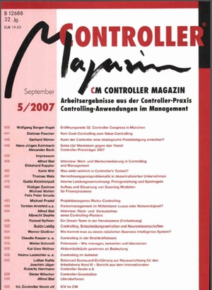 Controller Magazin Ausgabe 5/2007 | Controller Magazin