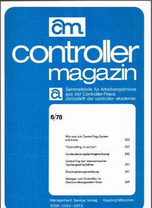 Controller Magazin Ausgabe 6/1978 | Controller Magazin
