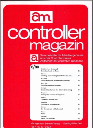 Controller Magazin Ausgabe 6/1980 | Controller Magazin