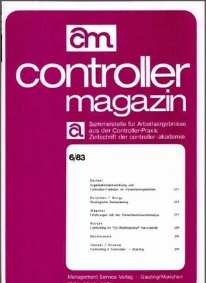 Controller Magazin Ausgabe 06/1983 | Controller Magazin