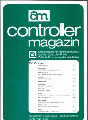 Controller Magazin Ausgabe 06/1985 | Controller Magazin