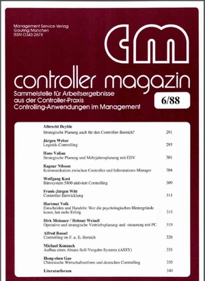 Controller Magazin Ausgabe 6/1988 | Controller Magazin