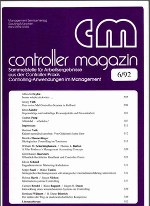 Controller Magazin Ausgabe 06/1992 | Controller Magazin