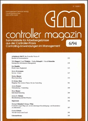 Controller Magazin Ausgabe 06/1994 | Controller Magazin