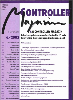 Controller Magazin Ausgabe 6/2002 | Controller Magazin