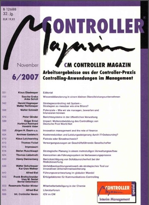 Controller Magazin Ausgabe 6/2007 | Controller Magazin