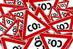 CO2 Verkehrsschilder