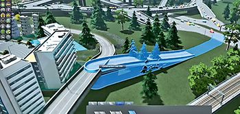 Computerspiel "Cities: Skylines" Städtebausimulation