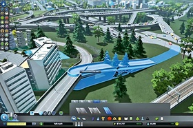 Computerspiel "Cities: Skylines" Städtebausimulation Screenshot