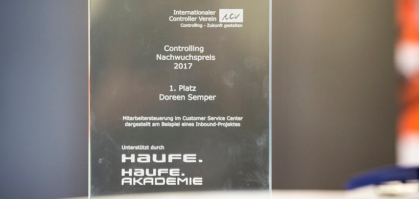 Controller-Nachwuchs-Preis 2017 - civ Controller Kongress 2017