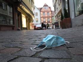 Corona Lockdown Innenstadt Ladenschließung