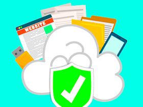 Datenschutz: Laptop, Smartphone in der Cloud