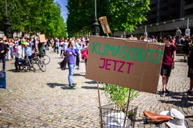 Demonstration Demo Klimaschutz jetzt