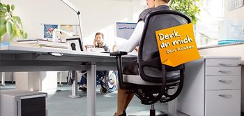 Denk an mich. Dein Rücken.