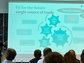 Dennis Wehrmann bei seinem Vortrag