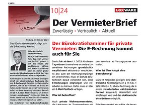 Der VermieterBrief 10/24