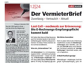 Der VermieterBrief 12/2024