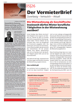 Der VermieterBrief 5/2026