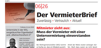 Der VermieterBrief 6/2026