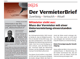 Der VermieterBrief 6/2026