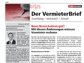 Der VermieterBrief 7/2025