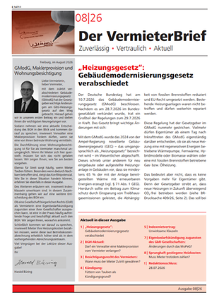 Der VermieterBrief 8/2026